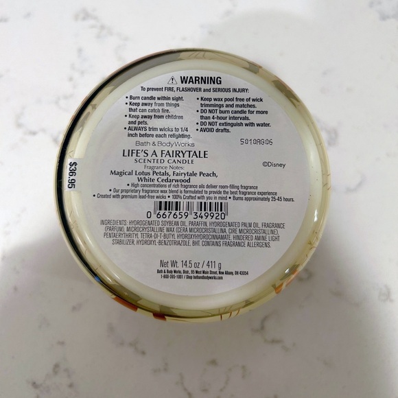 Bath and Body Works Disney Princess Candle - Picture 8 of 10